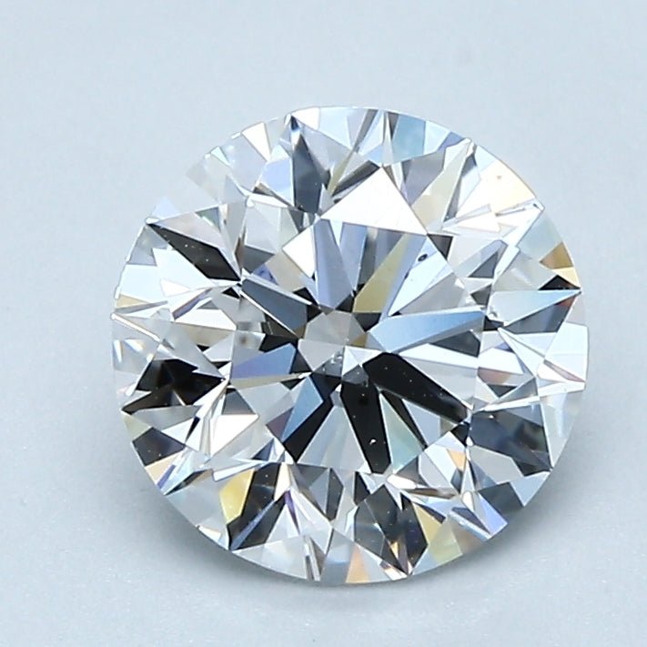1.5 Carat Round - Natural Diamond - 1.51 - D - SI1 - EX - EX - EX - Diamonds By Rothschild