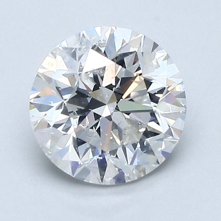 1.5 Carat Round - Natural Diamond - 1.51 - F - I1 - G - EX - VG - Diamonds By Rothschild