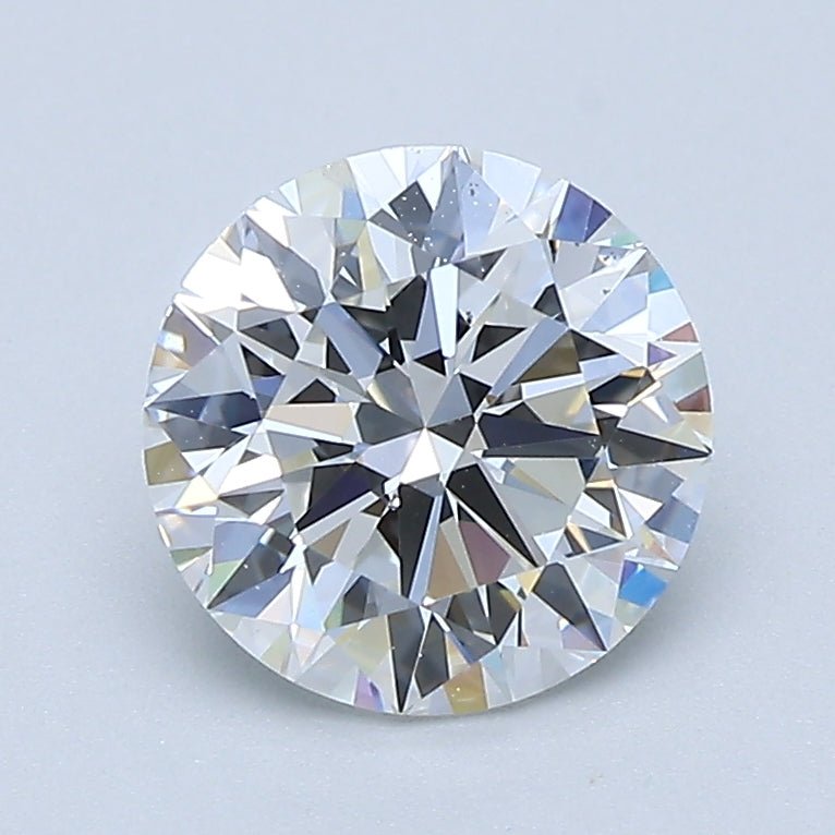 1.5 Carat Round - Natural Diamond - 1.51 - F - SI1 - EX - EX - EX - Diamonds By Rothschild