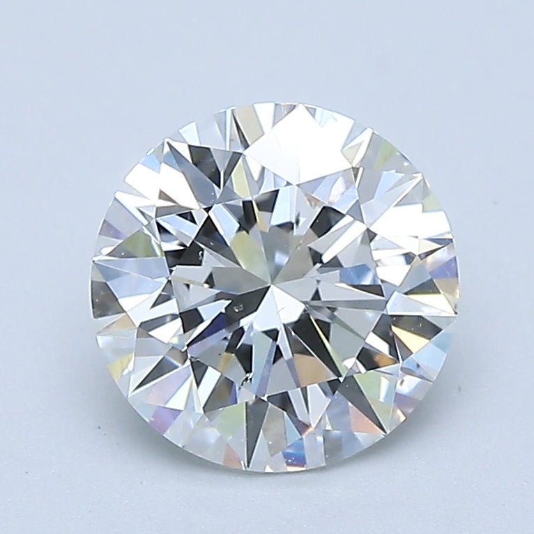 1.5 Carat Round - Natural Diamond - 1.51 - F - SI1 - EX - EX - EX - Diamonds By Rothschild
