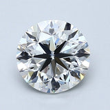 1.5 Carat Round - Natural Diamond - 1.51 - F - SI1 - VG - EX - VG - Diamonds By Rothschild