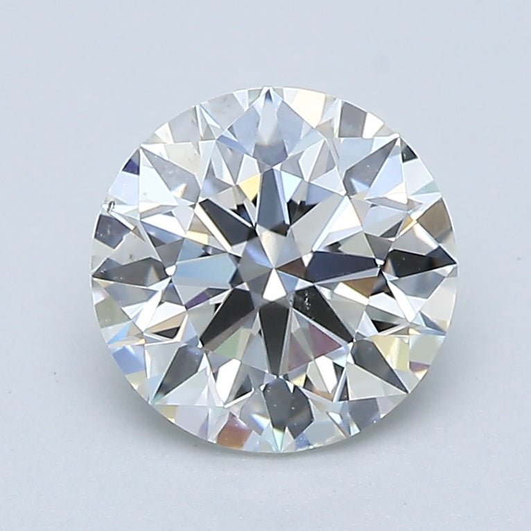 1.5 Carat Round - Natural Diamond - 1.51 - H - SI1 - EX - EX - EX - Diamonds By Rothschild