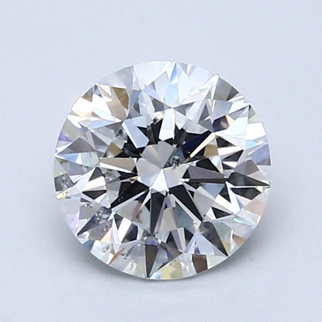 1.5 Carat Round - Natural Diamond - 1.52 - E - SI2 - EX - EX - EX - Diamonds By Rothschild