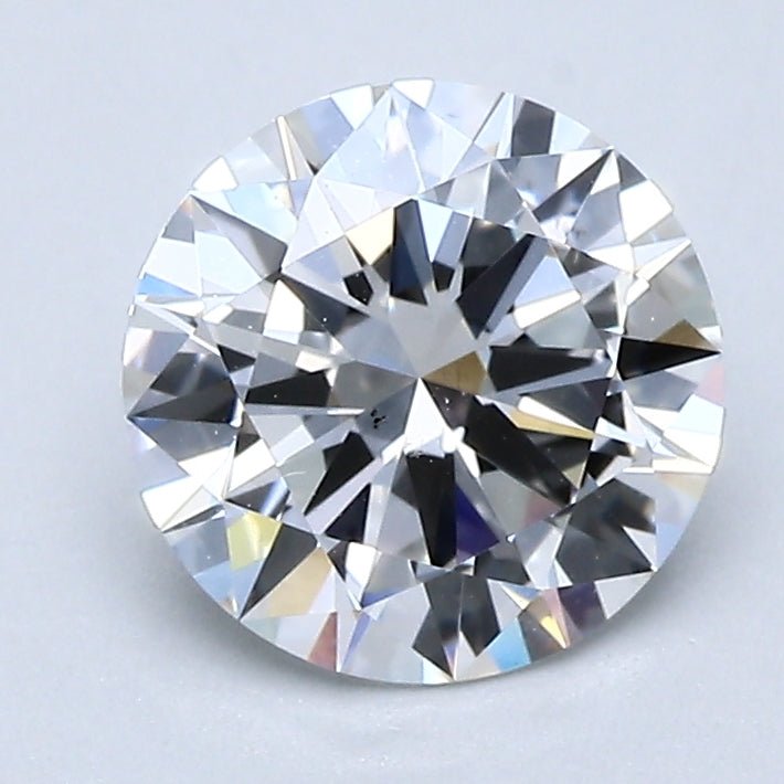 1.5 Carat Round - Natural Diamond - 1.52 - E - VS2 - EX - EX - EX - Diamonds By Rothschild