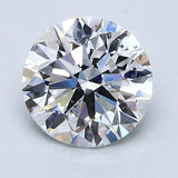 1.5 Carat Round - Natural Diamond - 1.53 - E - Slightly Included - EX - EX - EX - Diamonds By Rothschild