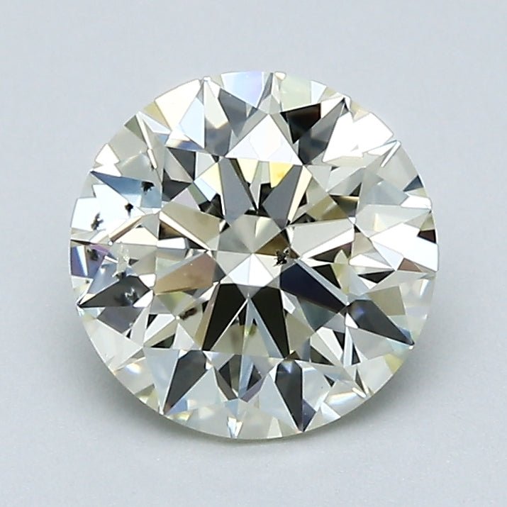 1.5 Carat Round - Natural Diamond - 1.54 - M - SI2 - EX - EX - EX - Diamonds By Rothschild