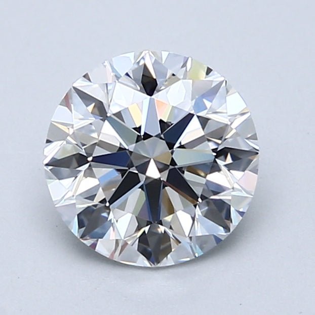 1.5 Carat Round - Natural Diamond - 1.55 - D - VS1 - EX - EX - EX - Diamonds By Rothschild