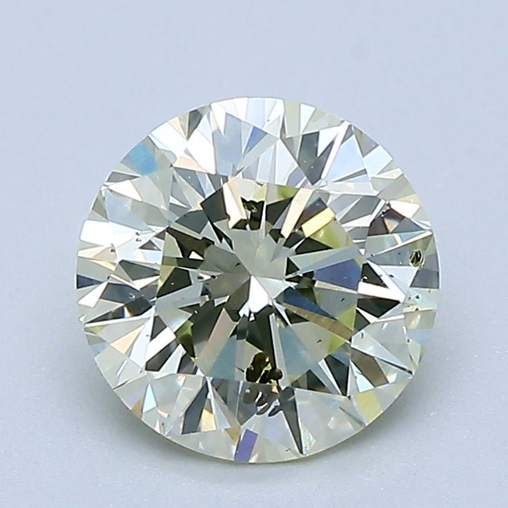 1.5 Carat Round - Natural Diamond - 1.56 - M - Slightly Included - EX - VG - VG - Diamonds By Rothschild