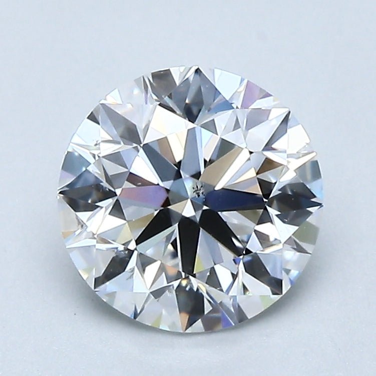 1.5 Carat Round - Natural Diamond - 1.57 - D - SI1 - EX - EX - EX - Diamonds By Rothschild
