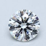 1.5 Carat Round - Natural Diamond - 1.58 - F - VVS1 - EX - EX - EX - Diamonds By Rothschild