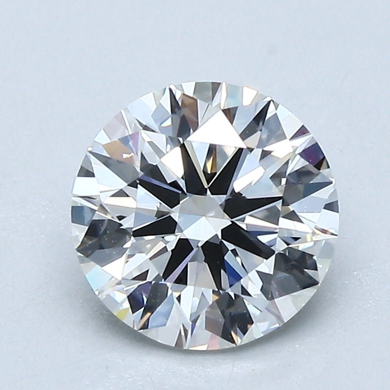 1.5 Carat Round - Natural Diamond - 1.58 - F - VVS1 - EX - EX - EX - Diamonds By Rothschild