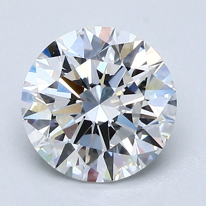 1.5 Carat Round - Natural Diamond - 1.59 - E - VS1 - EX - EX - EX - Diamonds By Rothschild