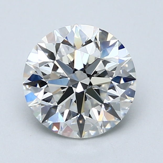 1.5 Carat Round - Natural Diamond - 1.6 - F - VS2 - EX - EX - EX - Diamonds By Rothschild
