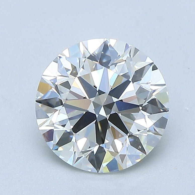 1.5 Carat Round - Natural Diamond - 1.6 - H - VVS2 - EX - EX - EX - Diamonds By Rothschild