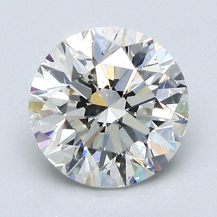 1.5 Carat Round - Natural Diamond - 1.6 - J - SI2 - EX - EX - EX - Diamonds By Rothschild