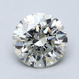 1.5 Carat Round - Natural Diamond - 1.62 - J - SI2 - EX - EX - EX - Diamonds By Rothschild