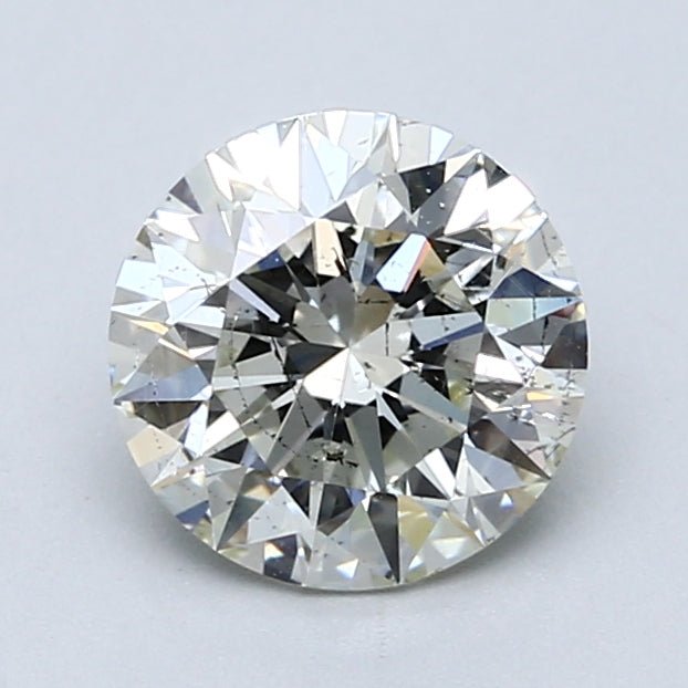 1.5 Carat Round - Natural Diamond - 1.62 - J - SI2 - EX - EX - EX - Diamonds By Rothschild