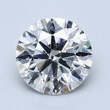 1.5 Carat Round - Natural Diamond - 1.65 - D - SI1 - EX - EX - EX - Diamonds By Rothschild