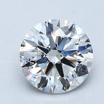 1.5 Carat Round - Natural Diamond - 1.7 - E - SI2 - EX - EX - EX - Diamonds By Rothschild
