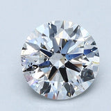 1.5 Carat Round - Natural Diamond - 1.7 - E - SI2 - EX - EX - EX - Diamonds By Rothschild