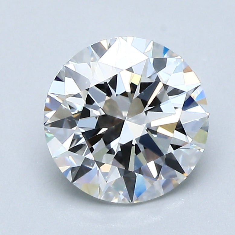 1.5 Carat Round - Natural Diamond - 1.7 - F - VS1 - EX - EX - EX - Diamonds By Rothschild