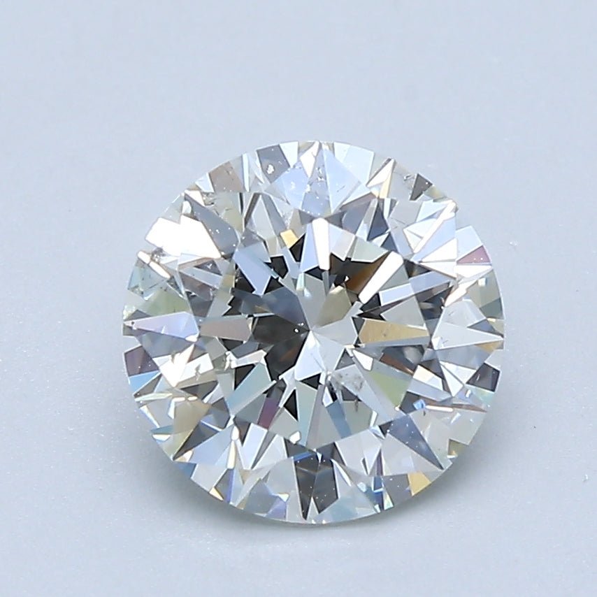 1.5 Carat Round - Natural Diamond - 1.7 - G - SI1 - EX - EX - EX - Diamonds By Rothschild