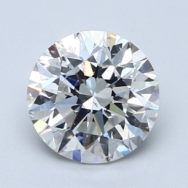 1.5 Carat Round - Natural Diamond - 1.7 - H - SI1 - EX - EX - EX - Diamonds By Rothschild