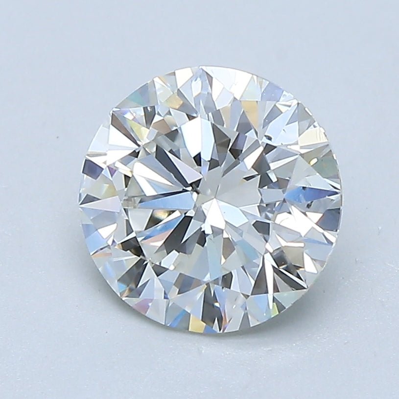 1.5 Carat Round - Natural Diamond - 1.7 - H - SI1 - EX - EX - EX - Diamonds By Rothschild