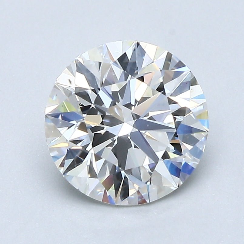 1.5 Carat Round - Natural Diamond - 1.7 - H - SI1 - EX - VG - EX - Diamonds By Rothschild