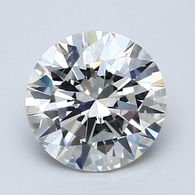 1.5 Carat Round - Natural Diamond - 1.7 - H - SI2 - EX - EX - EX - Diamonds By Rothschild