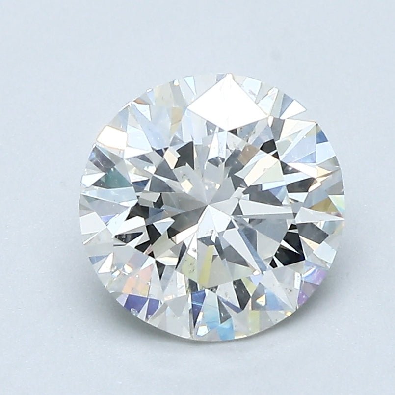 1.5 Carat Round - Natural Diamond - 1.7 - I - SI1 - EX - EX - Diamonds By Rothschild