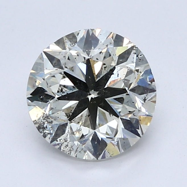1.5 Carat Round - Natural Diamond - 1.7 - J - Slightly Included - VG - EX - VG - Diamonds By Rothschild