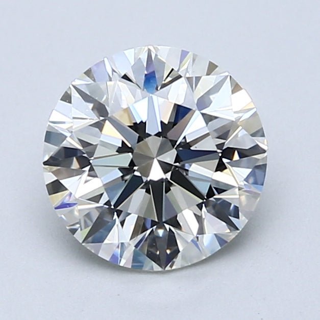 1.5 Carat Round - Natural Diamond - 1.7 - J - VS2 - EX - EX - EX - Diamonds By Rothschild