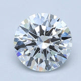 1.5 Carat Round - Natural Diamond - 1.71 - D - SI2 - EX - EX - EX - Diamonds By Rothschild