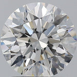 1.5 Carat Round - Natural Diamond - 1.71 - E - VVS1 - EX - EX - EX - Diamonds By Rothschild