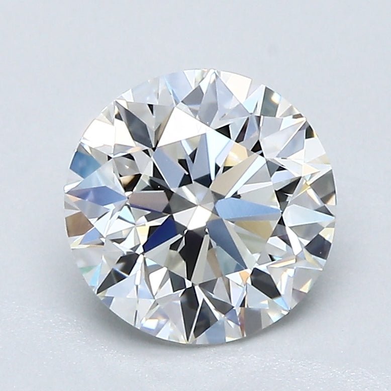 1.5 Carat Round - Natural Diamond - 1.71 - G - IF - EX - EX - EX - Diamonds By Rothschild
