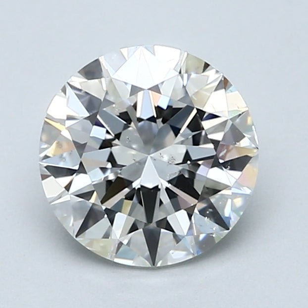 1.5 Carat Round - Natural Diamond - 1.71 - G - SI2 - EX - EX - EX - Diamonds By Rothschild