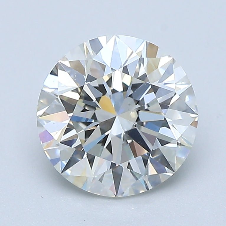 1.5 Carat Round - Natural Diamond - 1.71 - H - VS2 - EX - EX - EX - Diamonds By Rothschild