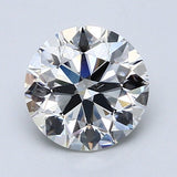 1.5 Carat Round - Natural Diamond - 1.71 - I - SI2 - EX - EX - EX - Diamonds By Rothschild
