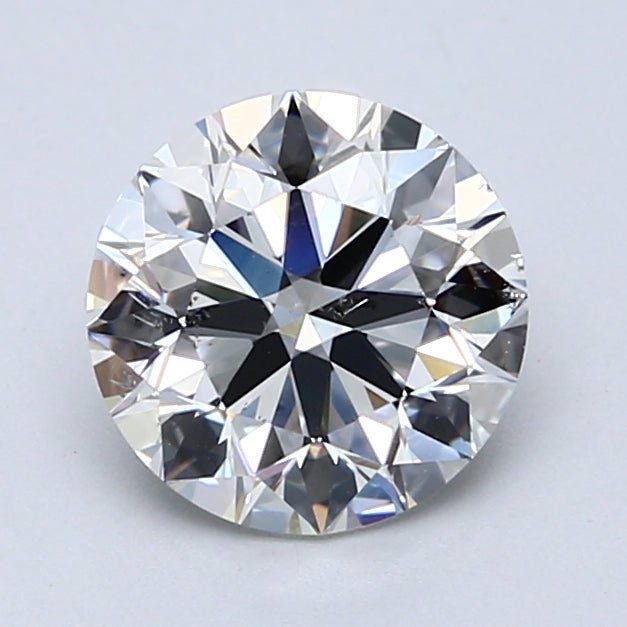 1.5 Carat Round - Natural Diamond - 1.71 - I - SI2 - EX - EX - EX - Diamonds By Rothschild