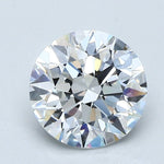 1.5 Carat Round - Natural Diamond - 1.72 - F - IF - EX - EX - EX - Diamonds By Rothschild