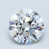 1.5 Carat Round - Natural Diamond - 1.72 - F - IF - EX - EX - EX - Diamonds By Rothschild