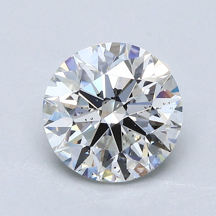 1.5 Carat Round - Natural Diamond - 1.73 - G - SI1 - EX - EX - EX - Diamonds By Rothschild