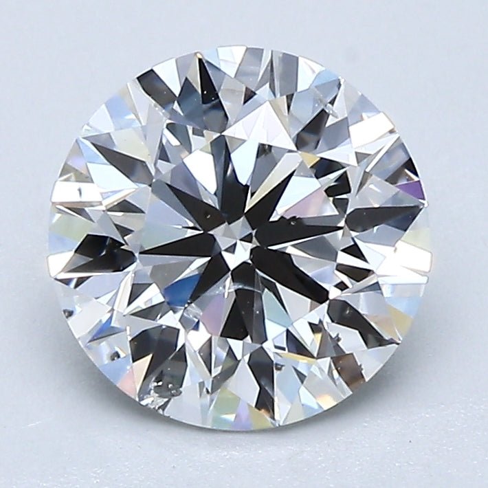 1.5 Carat Round - Natural Diamond - 1.78 - E - SI2 - VG - VG - G - Diamonds By Rothschild