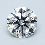 1.5 Carat Round - Natural Diamond - F - SI1 - 1.5 - EX - EX - VG - Diamonds By Rothschild
