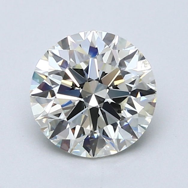 1.5 Carat Round - Natural Diamond - J - SI1 - 1.5 - EX - EX - EX - Diamonds By Rothschild