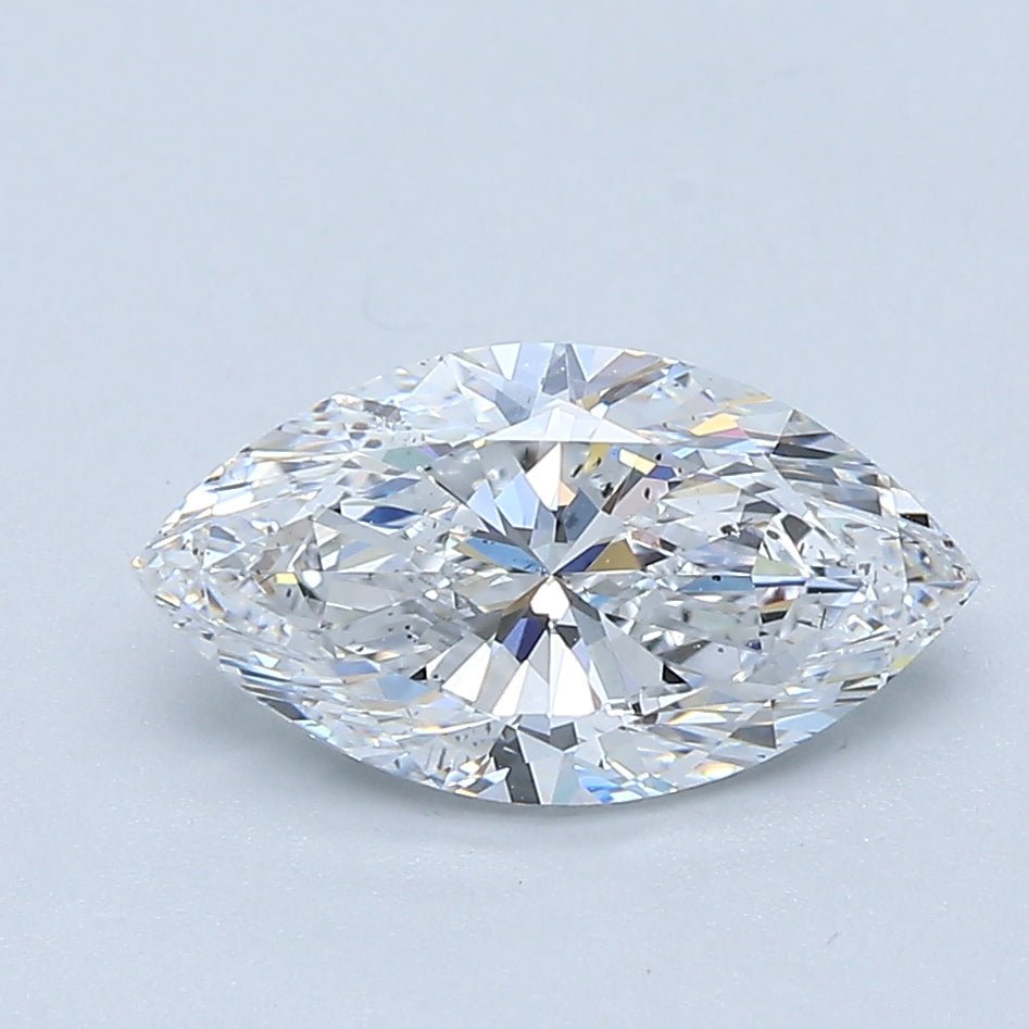 1.5 Marquise Carat - Natural Diamond - 1.51 - D - SI2 - EX - VG - Diamonds By Rothschild