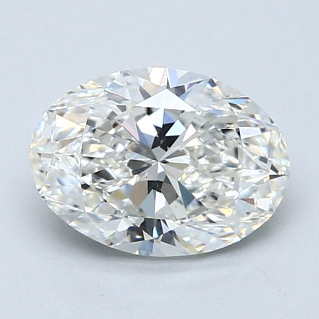1.5 OVAL - Natural Diamond - 1.51 - H - VS2 - VG - EX - EX - Diamonds By Rothschild