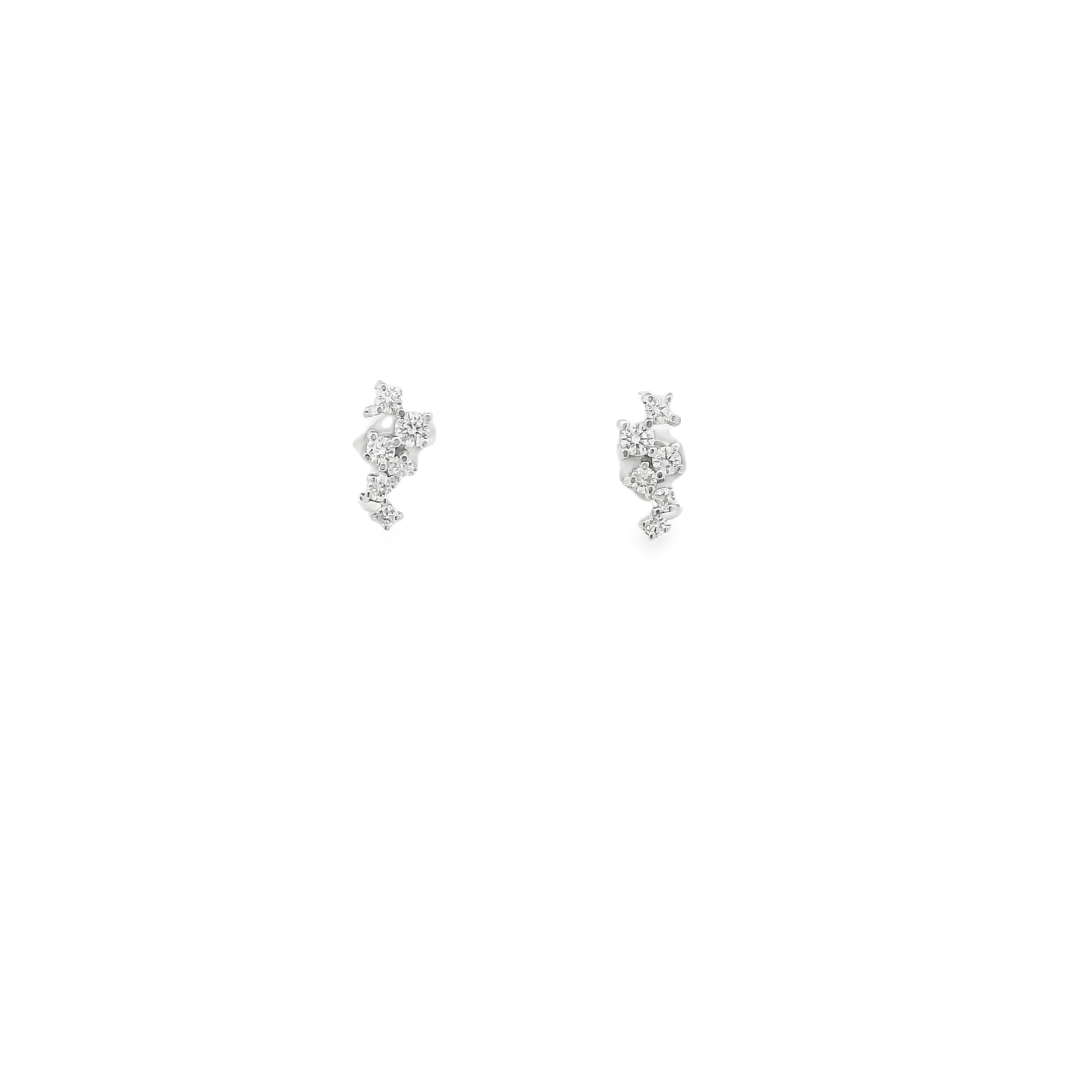 14KW Scattered Diamond Studs