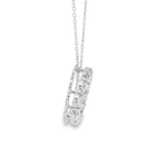 14KW Diamond Circle Pendant - 2.20cttw, 16-18in chain - Alt View